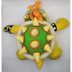 Rare Hudson Bowser Mario Party 5 Bowser Plush 2011 Nintendo Sanei